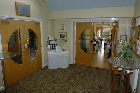 Hanbury Memorial Hall main entrance